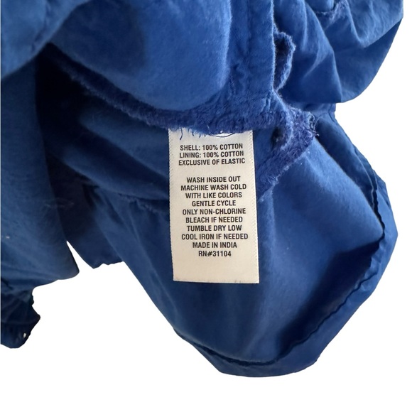 Crown & Ivy Colbaly Blue Mini Dress-Eyelet, Cottage, Coastal, Boho, Maximalist! - Picture 11 of 15